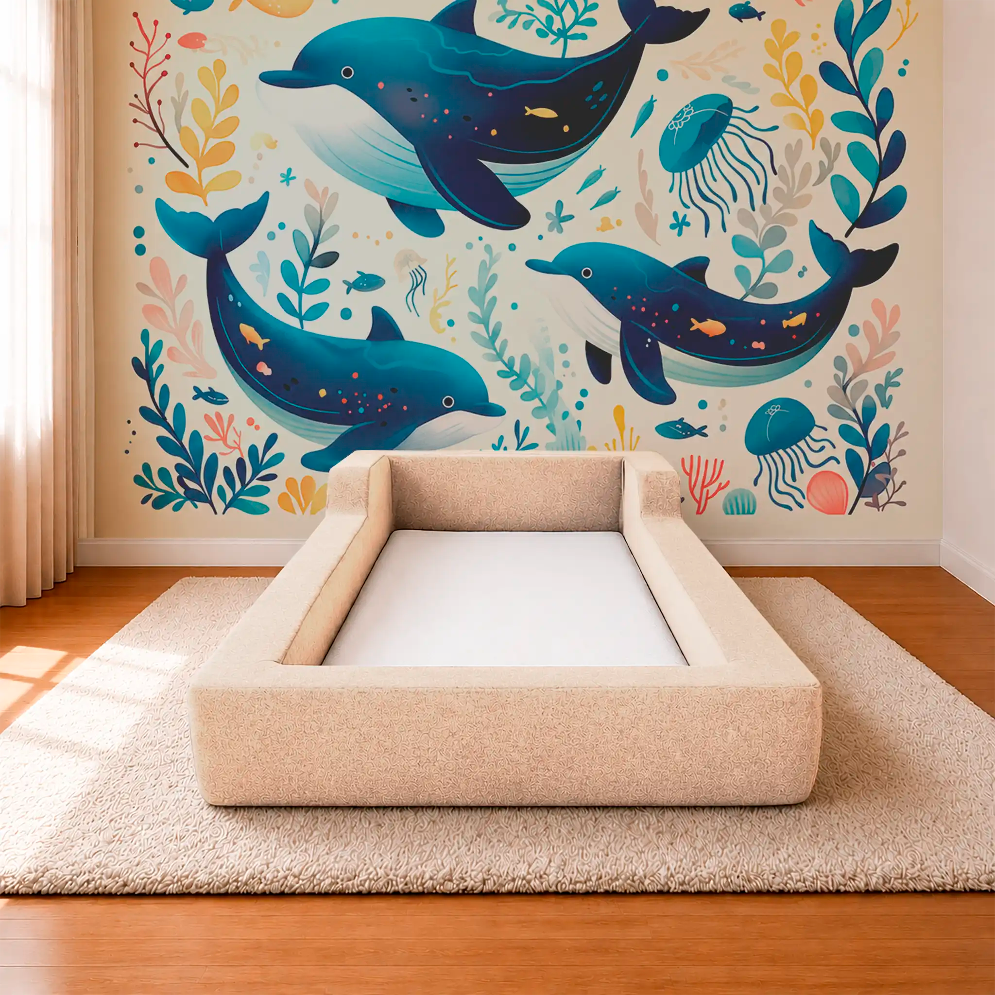 Cama Montessoriana Infantil – Explorar – Marfim