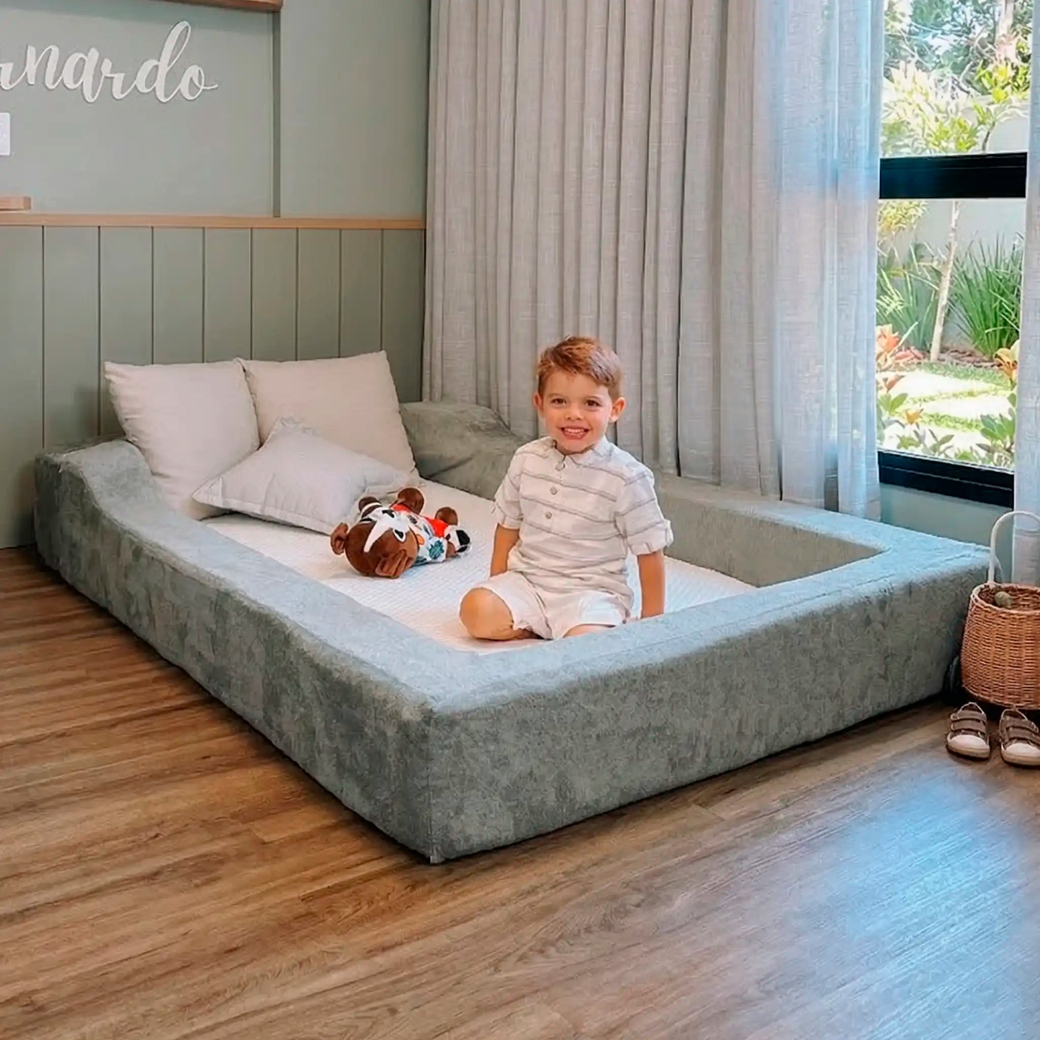 Cama Montessoriana Infantil – Explorar – Cinza