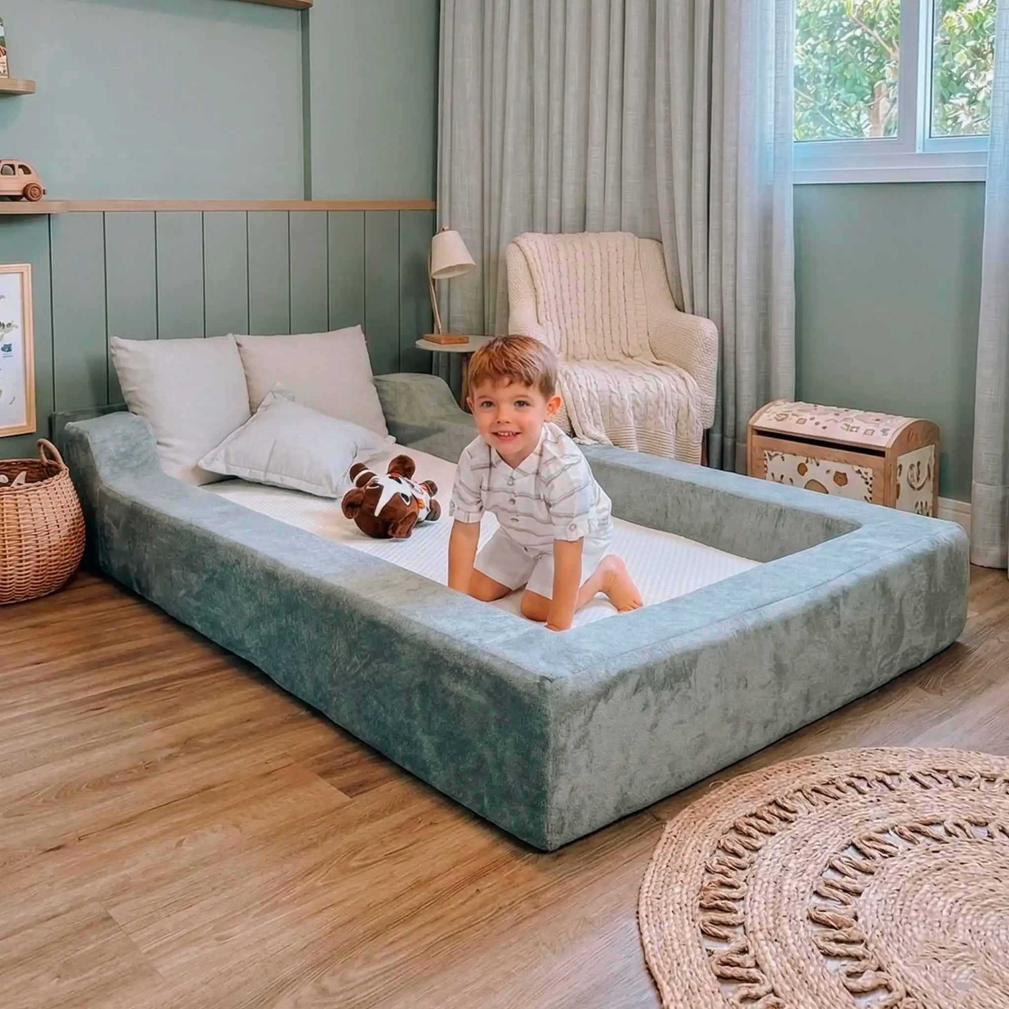 Cama Montessoriana Infantil – Explorar – Cinza