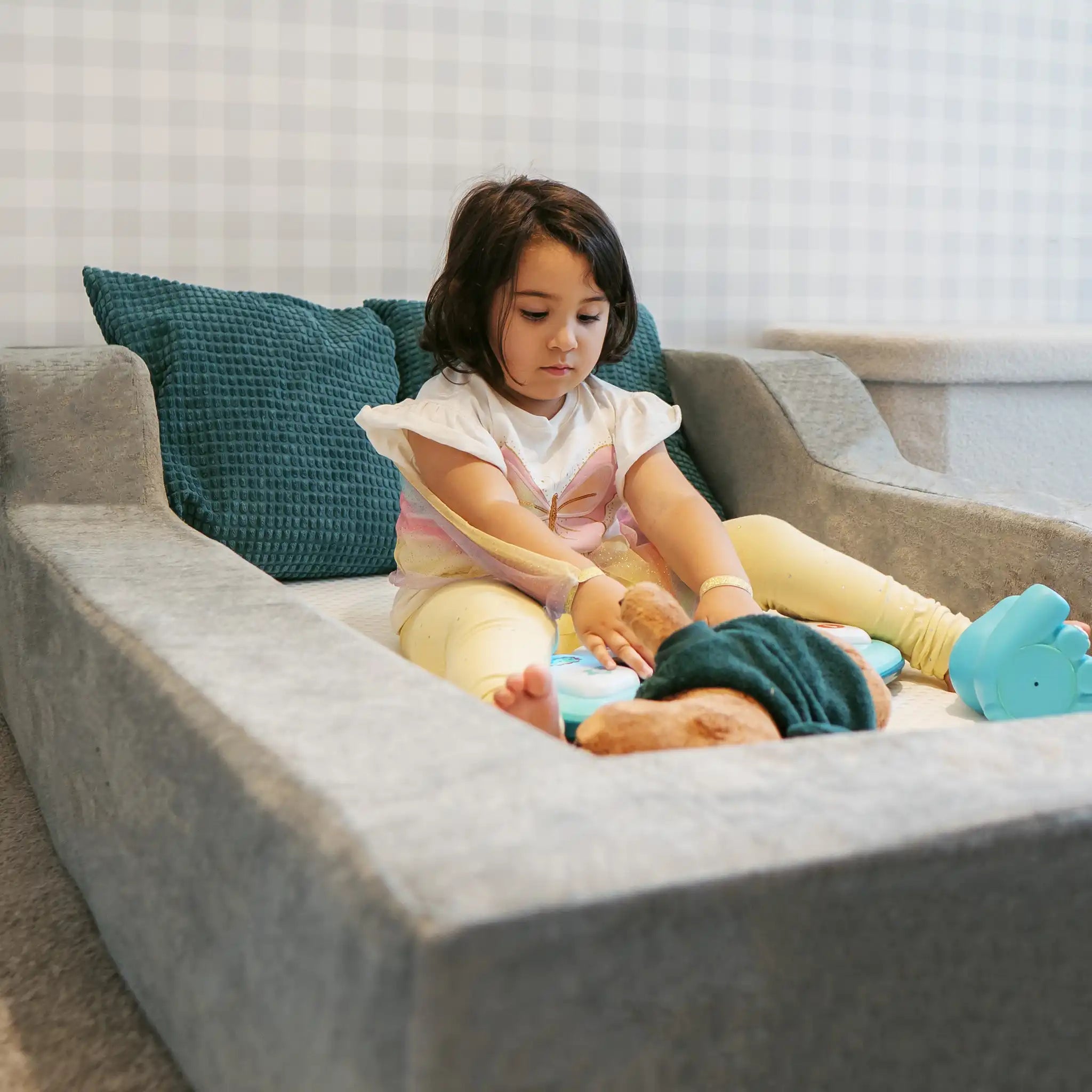 Cama Montessoriana Infantil - Primeiros Passos – Cinza