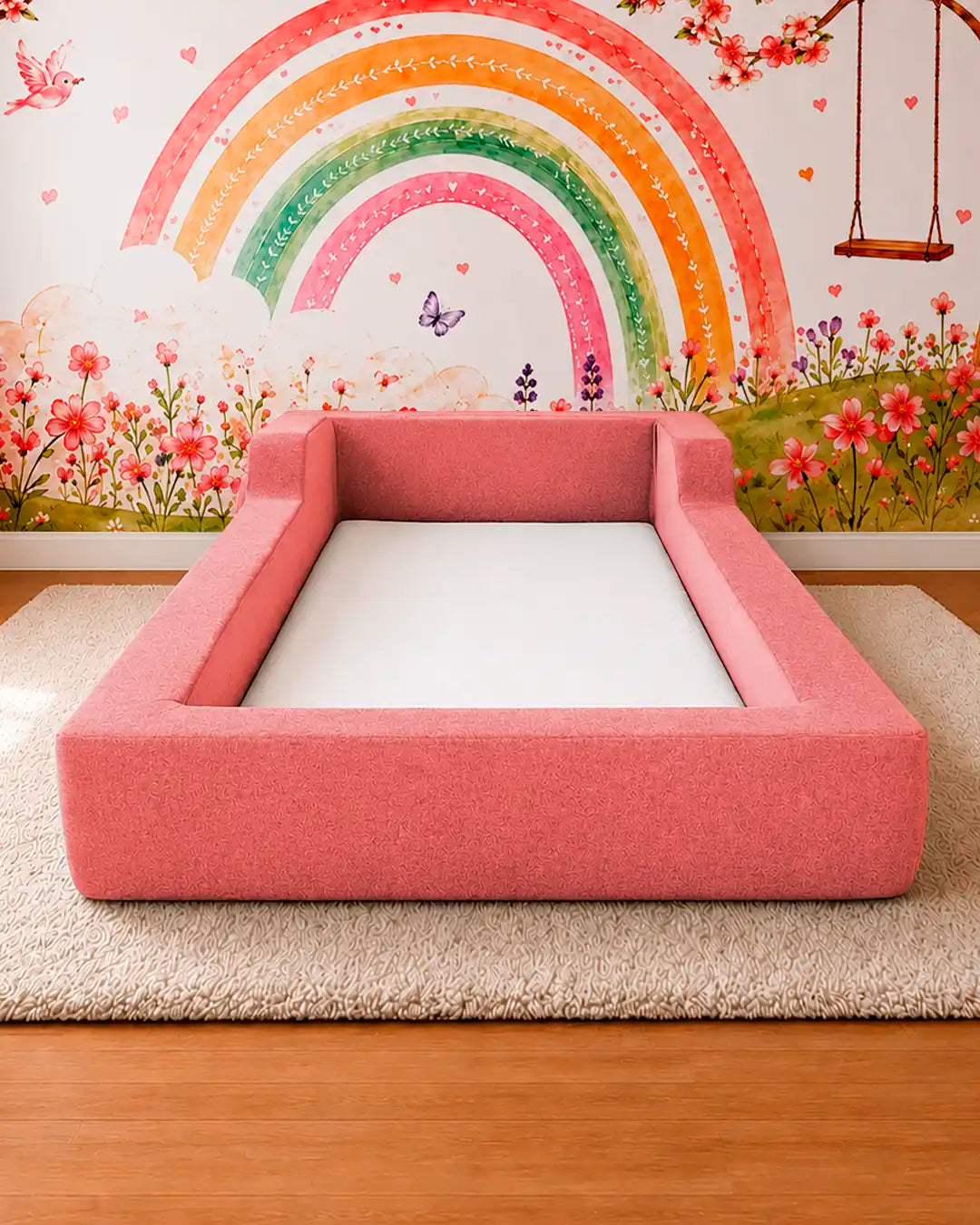 Cama Montessoriana Solteiro – Explorar – Rosa