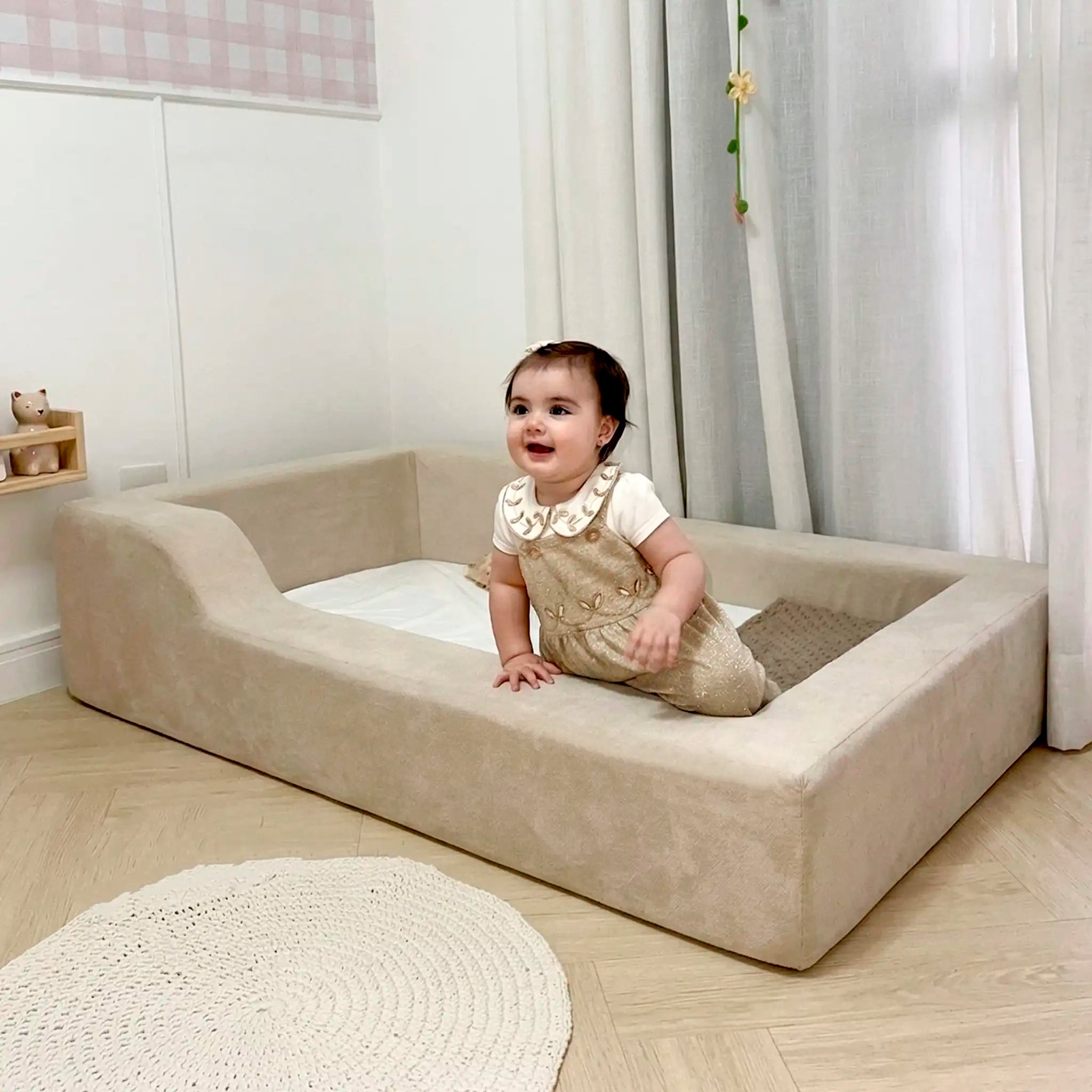 Cama Montessoriana Infantil - Primeiros Passos – Marfim