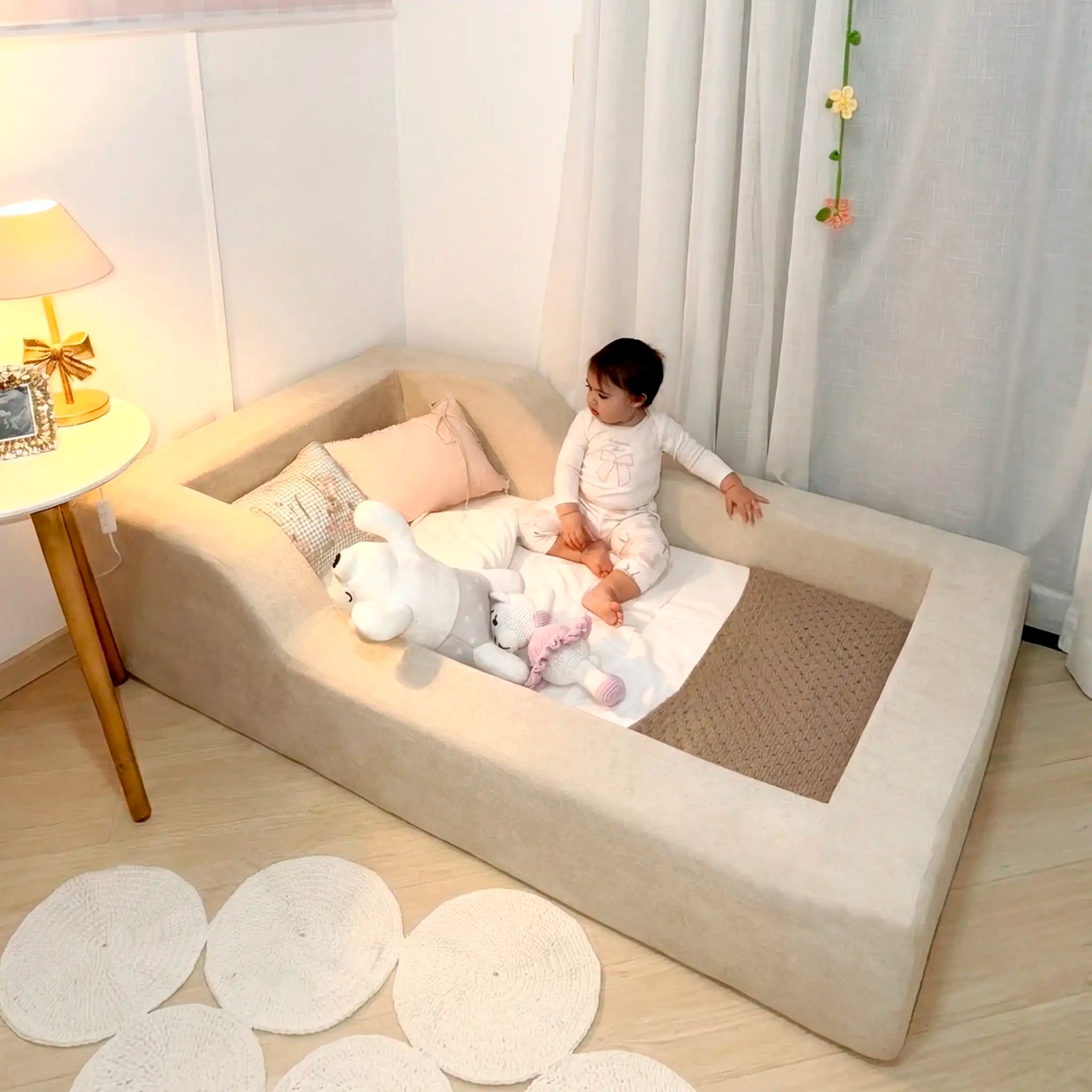 Cama Montessoriana Infantil - Primeiros Passos – Marfim