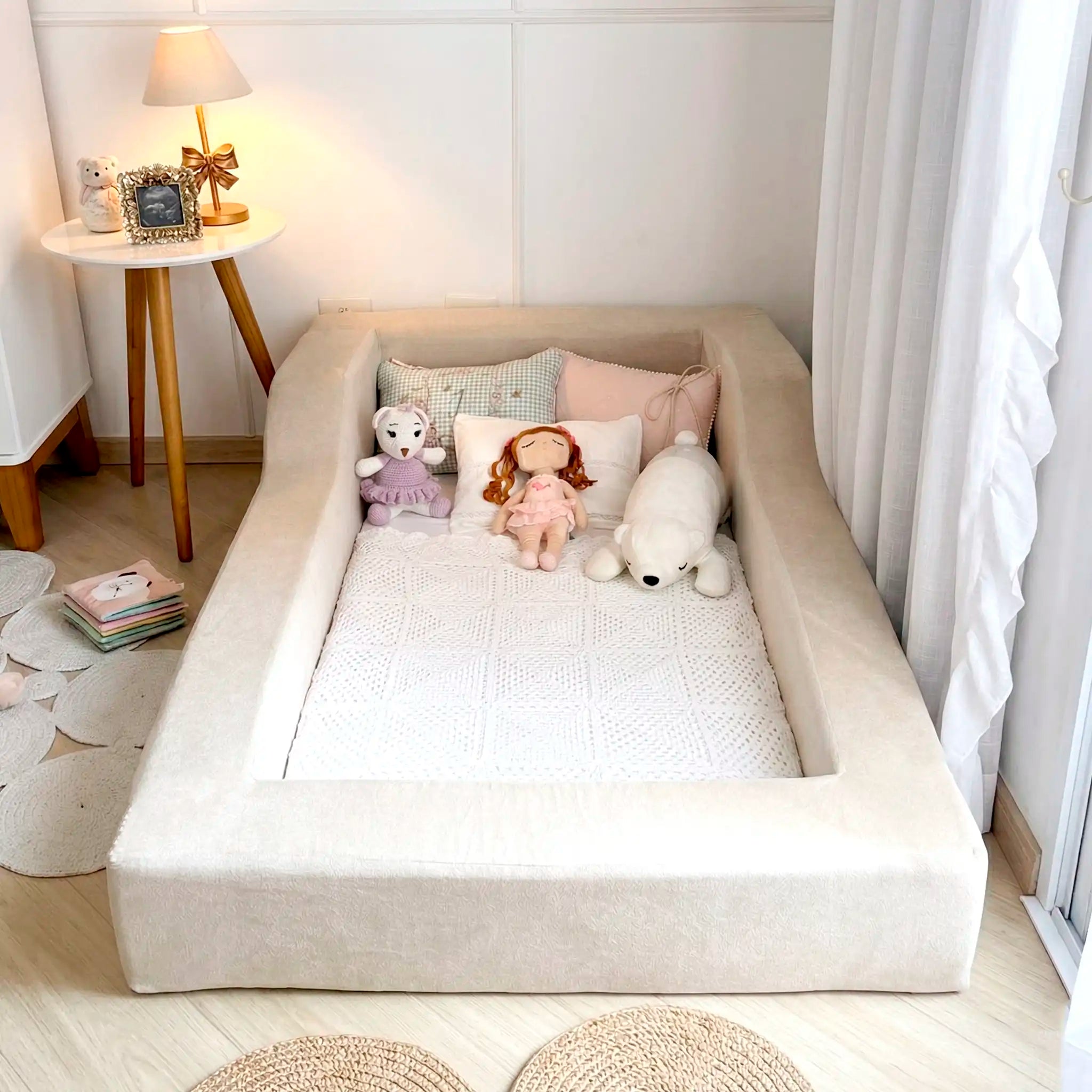 Cama Montessoriana Infantil - Primeiros Passos – Marfim