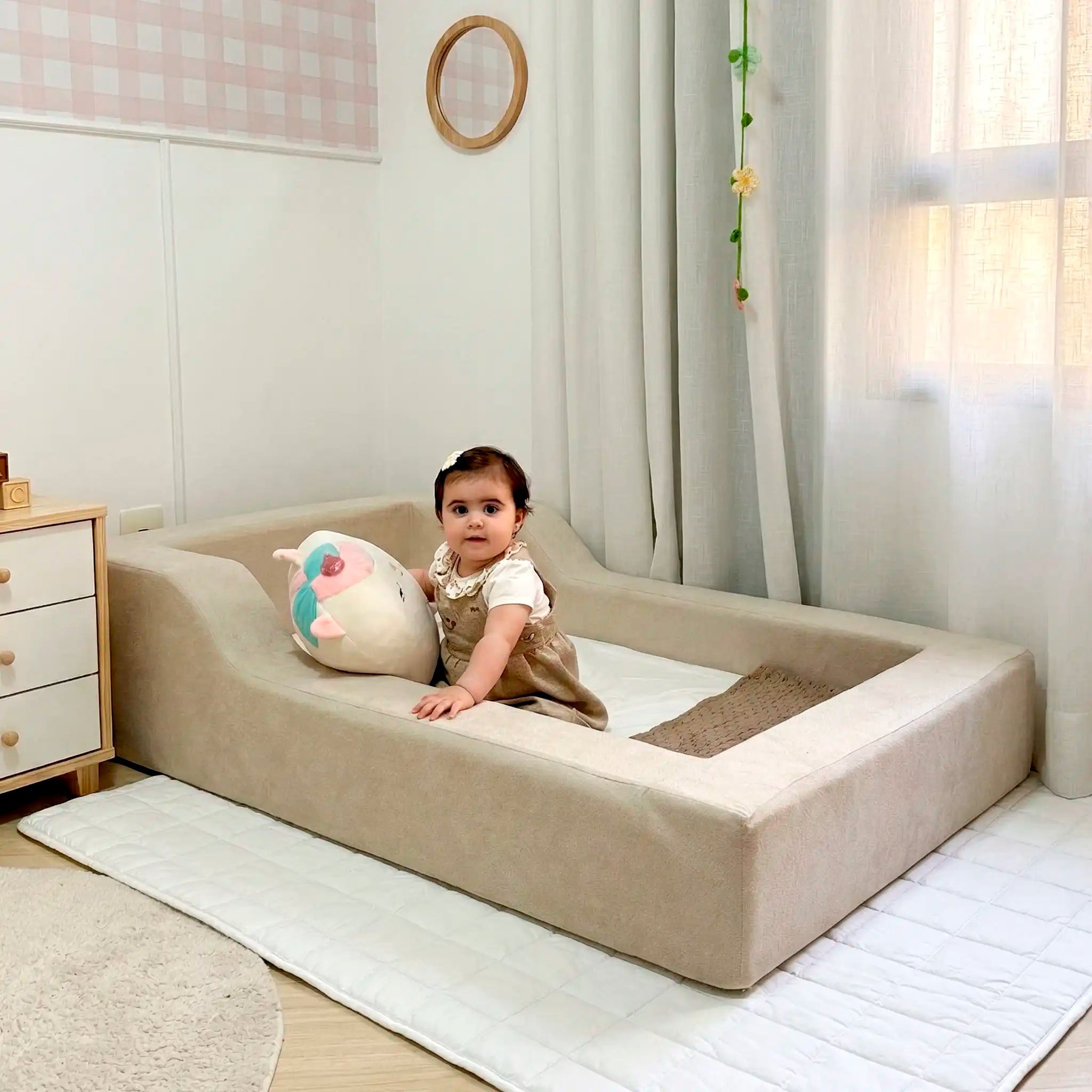 Cama Montessoriana Infantil - Primeiros Passos – Marfim